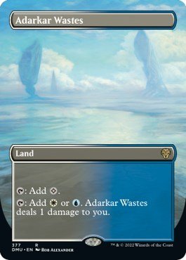 Adarkar Wastes (Borderless) [DMU - 377] - Cartes Sportives Rive Sud