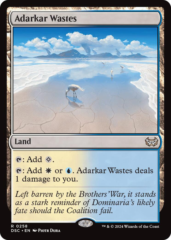 Adarkar Wastes [DSC - 258] - Cartes Sportives Rive Sud
