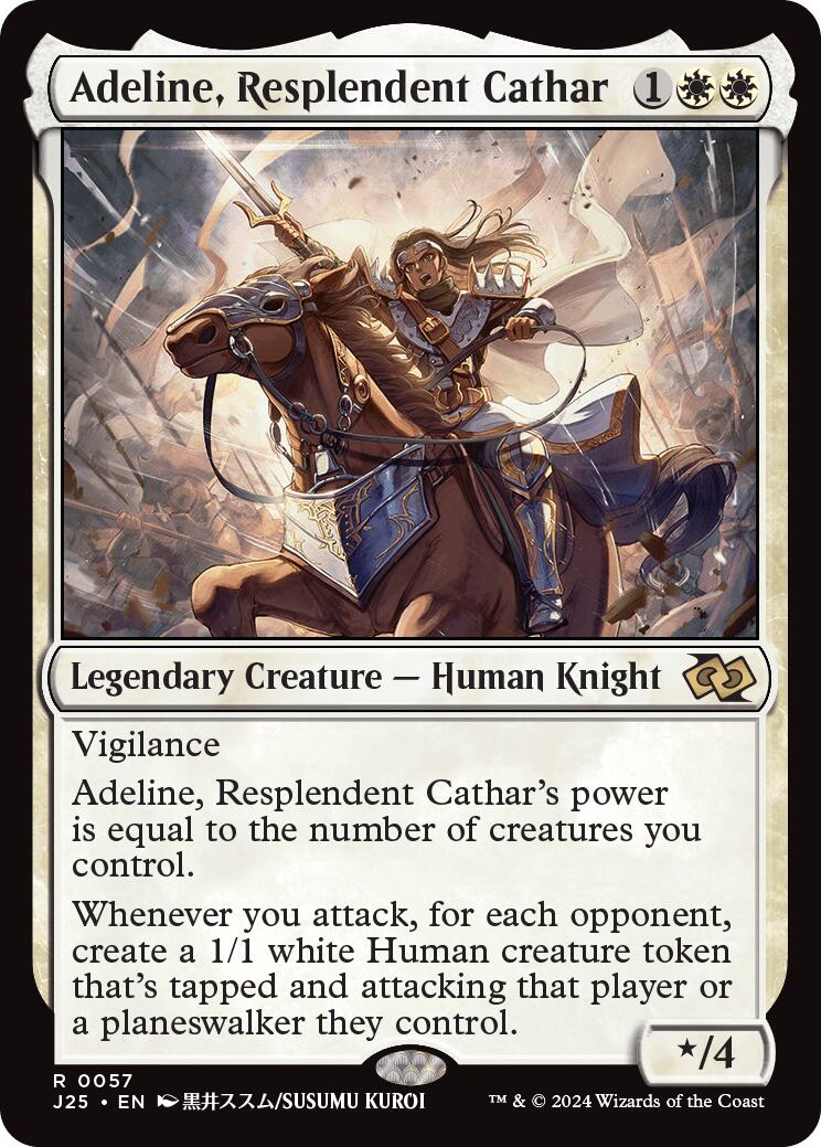 Adeline, Resplendent Cathar (Anime) [J25 - 57] - Cartes Sportives Rive Sud