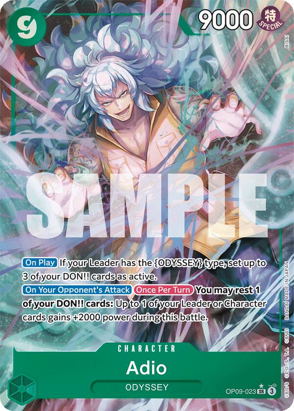 Adio (Parallel) [OP09 - OP09 - 023] - Cartes Sportives Rive Sud