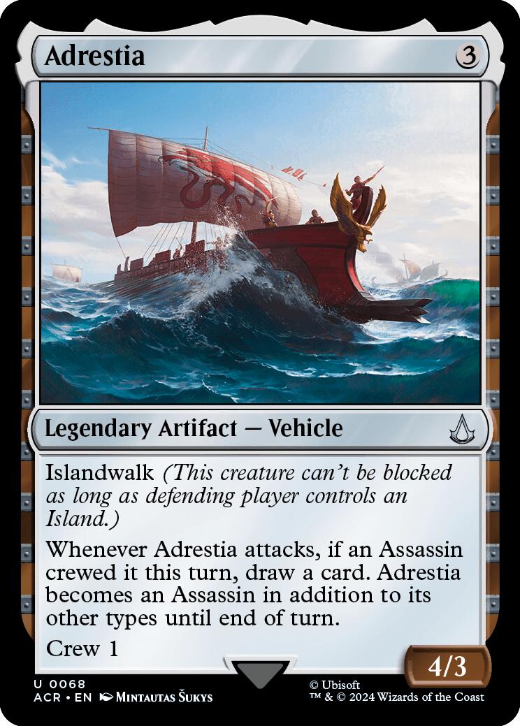 Adrestia [ACR - 68] - Cartes Sportives Rive Sud