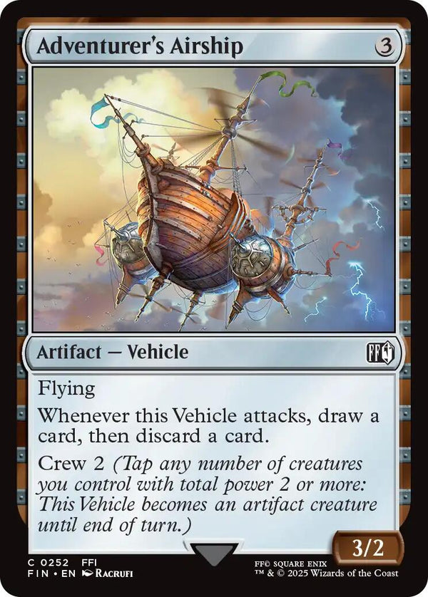 Adventurer's Airship [FIN - 252] - Cartes Sportives Rive Sud
