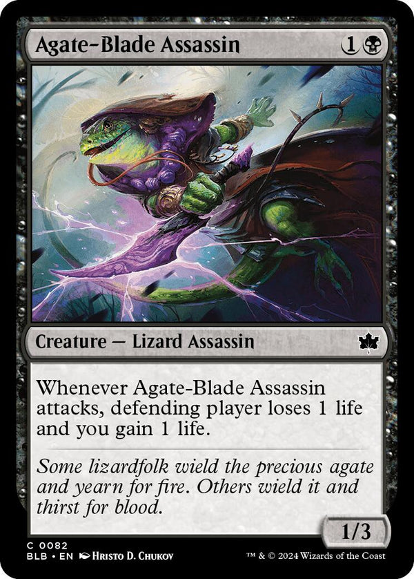 Agate - Blade Assassin [BLB - 82] - Cartes Sportives Rive Sud