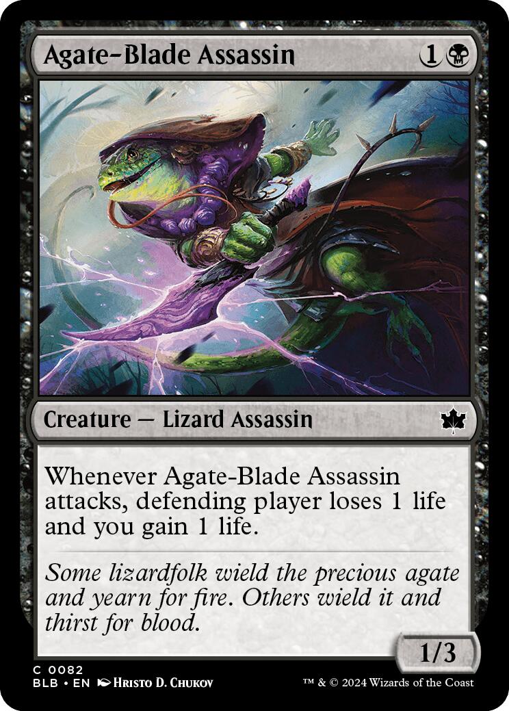 Agate - Blade Assassin [BLB - 82] - Cartes Sportives Rive Sud