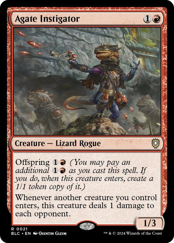 Agate Instigator [BLC - 21] - Cartes Sportives Rive Sud