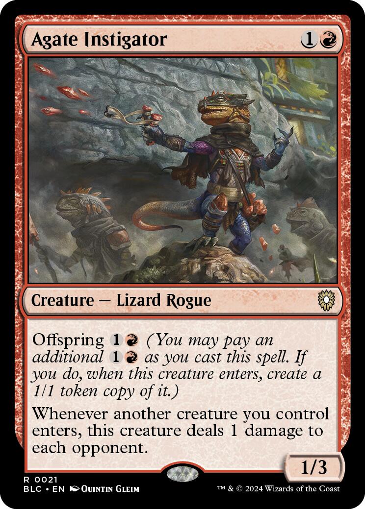 Agate Instigator [BLC - 21] - Cartes Sportives Rive Sud