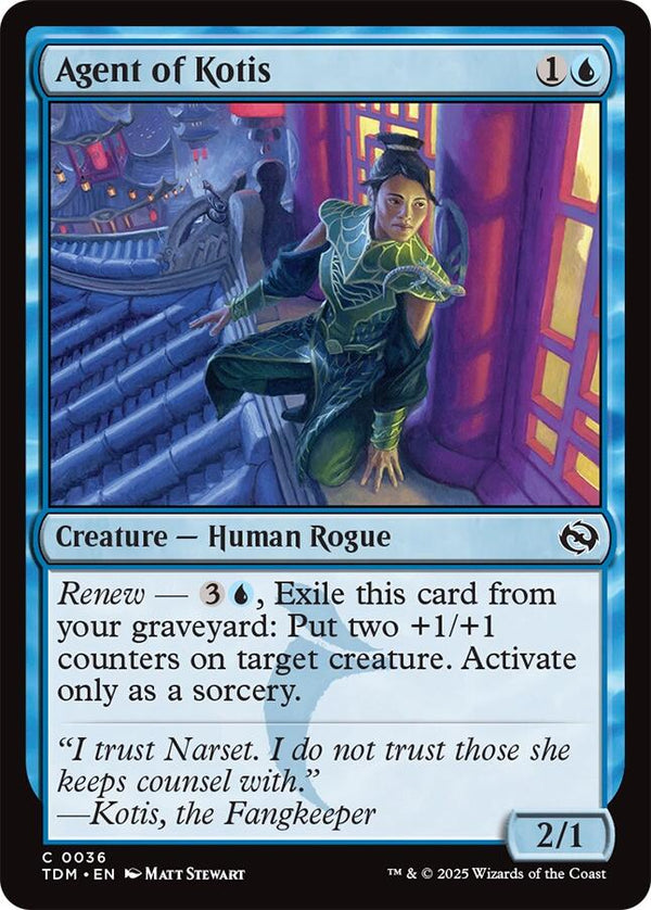 Agent of Kotis [TDM - 36] - Cartes Sportives Rive Sud