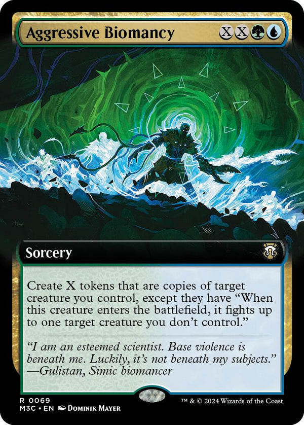 Aggressive Biomancy (Extended Art) [M3C - 69] - Cartes Sportives Rive Sud