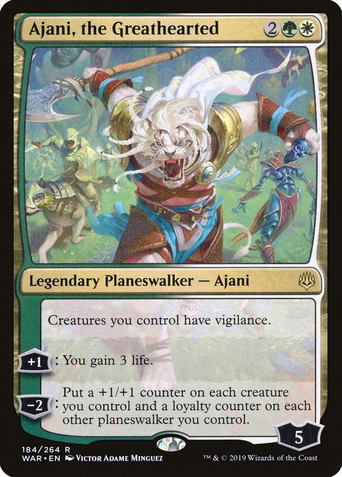 Ajani, the Greathearted [WAR - 184] - Cartes Sportives Rive Sud