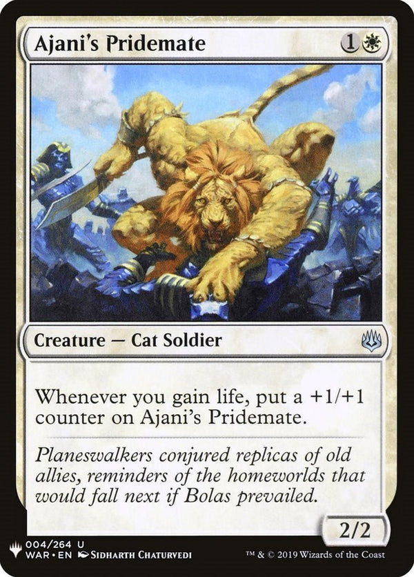 Ajani's Pridemate [LIST - 4] - Cartes Sportives Rive Sud