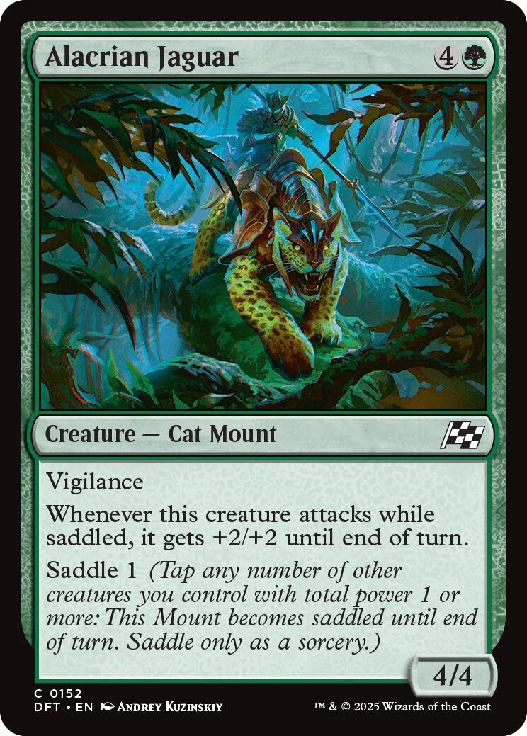 Alacrian Jaguar [DFT - 152] - Cartes Sportives Rive Sud
