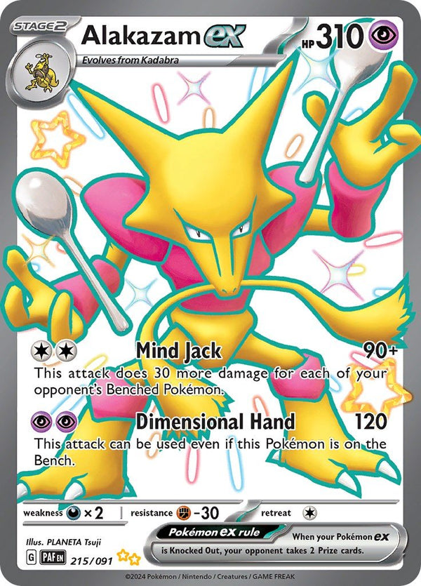 Alakazam ex [PAF - 215/091] - Cartes Sportives Rive Sud