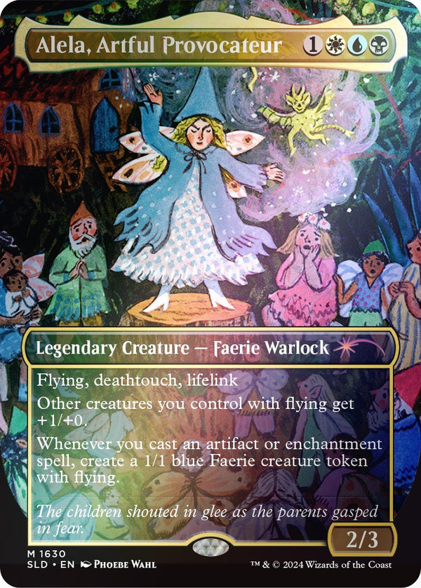 Alela, Artful Provocateur (1630) (Rainbow Foil) [SLD - 1630] - Cartes Sportives Rive Sud