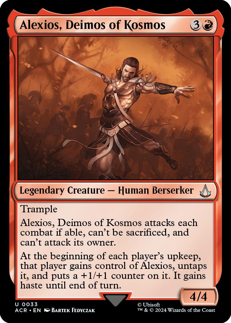 Alexios, Deimos of Kosmos [ACR - 33] - Cartes Sportives Rive Sud