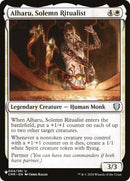 Alharu, Solemn Ritualist [LIST - 004/361] - Cartes Sportives Rive Sud