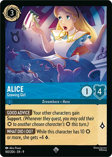 Alice - Growing Girl [9 - 160/204] - Cartes Sportives Rive Sud