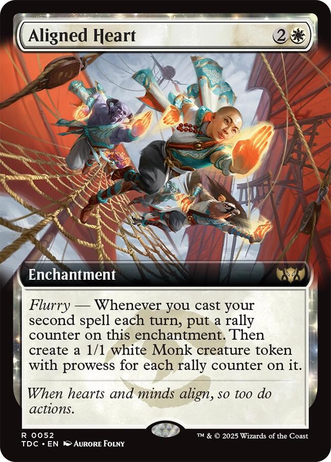 Aligned Heart (Extended Art) [TDC - 52] - Cartes Sportives Rive Sud