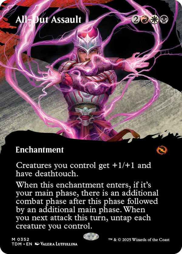 All - Out Assault (Borderless) [TDM - 352] - Cartes Sportives Rive Sud