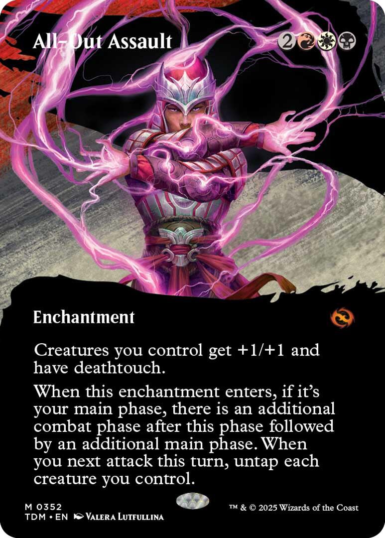 All - Out Assault (Borderless) [TDM - 352] - Cartes Sportives Rive Sud