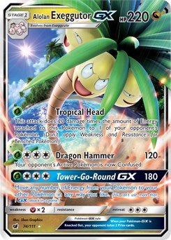 Alolan Exeggutor GX [SM04 - 74/111] - Cartes Sportives Rive Sud