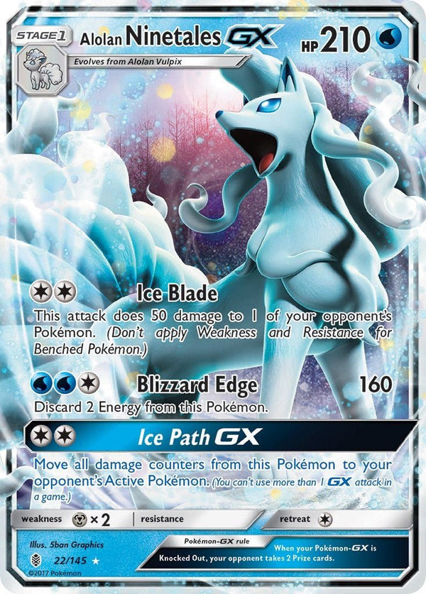 Alolan Ninetales GX [SM02 - 22/145] - Cartes Sportives Rive Sud