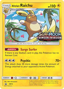 Alolan Raichu - SM72 (Prerelease) [SMP - SM72] - Cartes Sportives Rive Sud