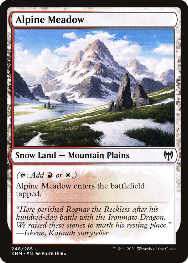 Alpine Meadow [KHM - 248] - Cartes Sportives Rive Sud