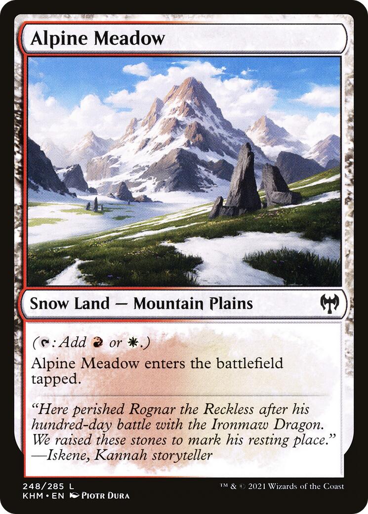 Alpine Meadow [KHM - 248] - Cartes Sportives Rive Sud