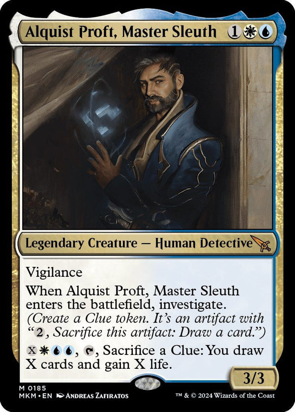 Alquist Proft, Master Sleuth [MKM - 185] - Cartes Sportives Rive Sud