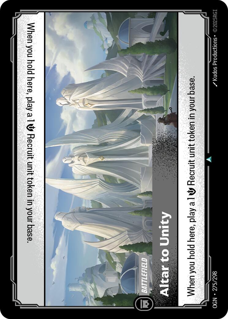 Altar to Unity [OGN - 275/298] - Cartes Sportives Rive Sud
