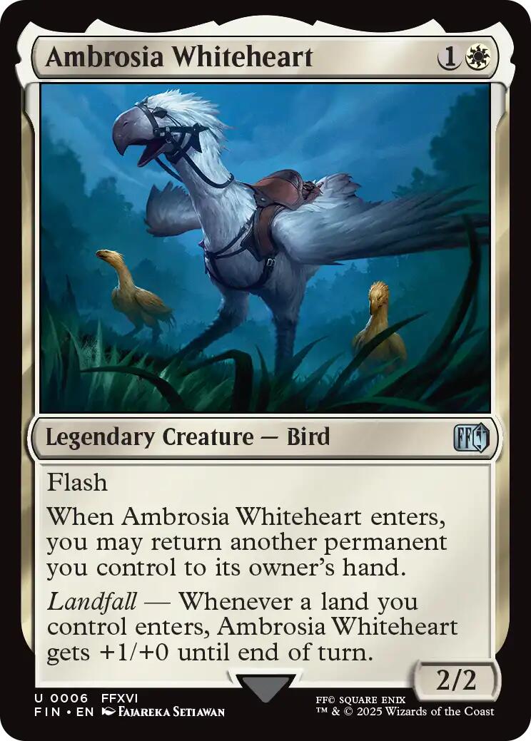 Ambrosia Whiteheart [FIN - 6] - Cartes Sportives Rive Sud