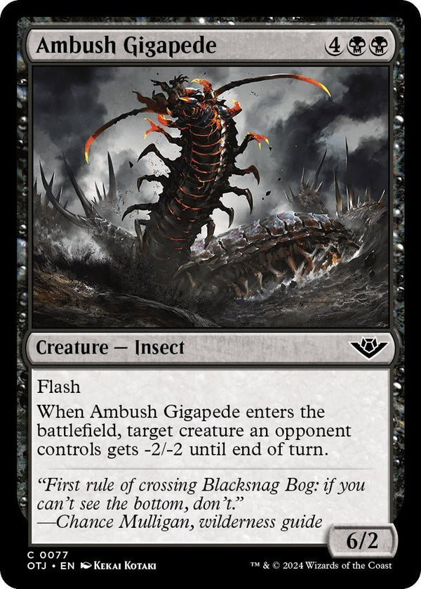 Ambush Gigapede [OTJ - 77] - Cartes Sportives Rive Sud