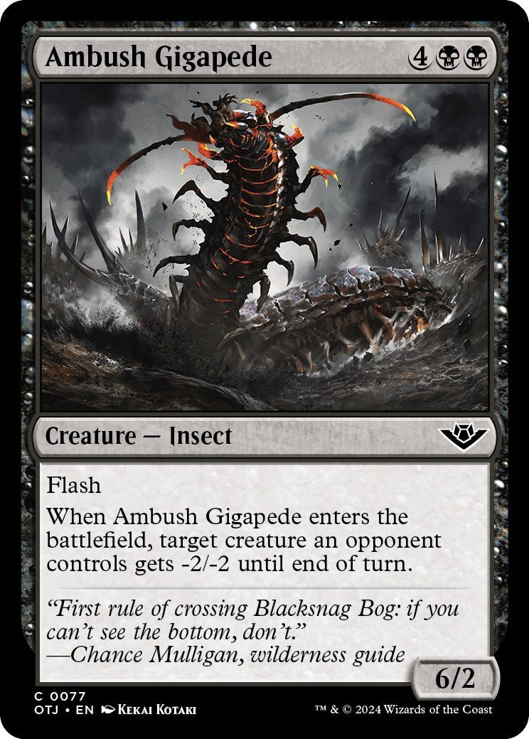 Ambush Gigapede [OTJ - 77] - Cartes Sportives Rive Sud