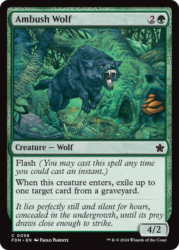 Ambush Wolf [FDN - 98] - Cartes Sportives Rive Sud