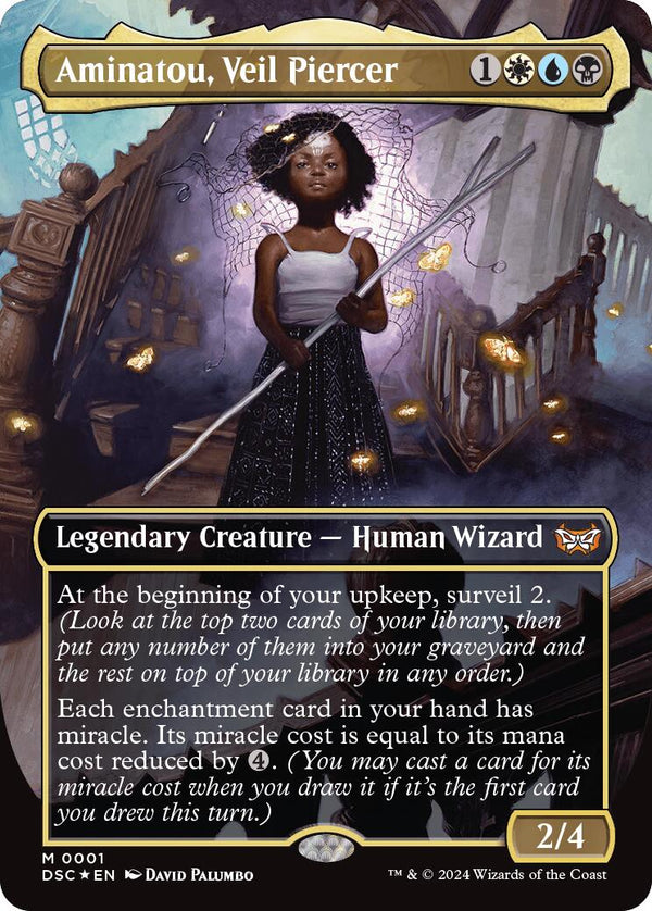 Aminatou, Veil Piercer (Borderless) [DSC - 1] - Cartes Sportives Rive Sud
