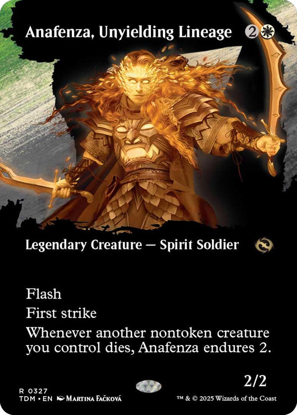 Anafenza, Unyielding Lineage (Borderless) [TDM - 327] - Cartes Sportives Rive Sud