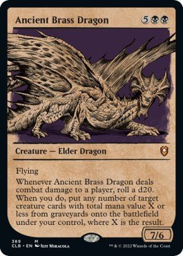 Ancient Brass Dragon (Showcase) [CLB - 389] - Cartes Sportives Rive Sud