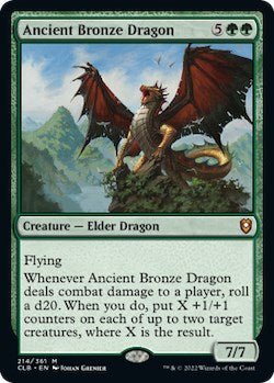 Ancient Bronze Dragon [CLB - 214] - Cartes Sportives Rive Sud