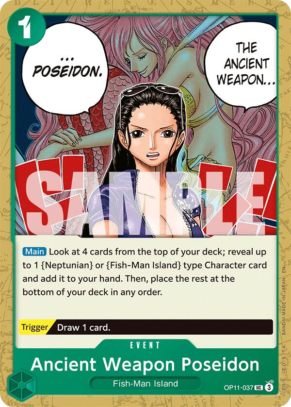 Ancient Weapon Poseidon [OP11 - OP11 - 037] - Cartes Sportives Rive Sud