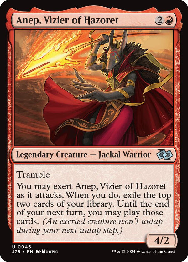 Anep, Vizier of Hazoret (Anime) [J25 - 46] - Cartes Sportives Rive Sud