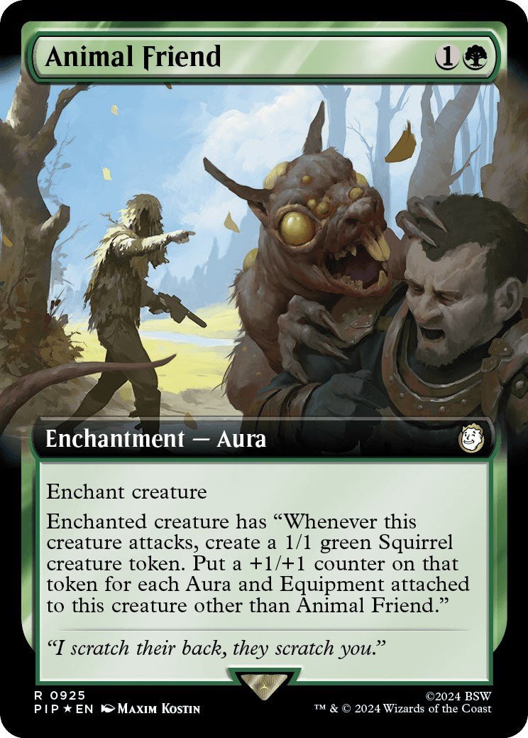 Animal Friend (Extended Art) (Surge Foil) [PIP - 925] - Cartes Sportives Rive Sud