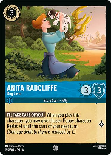 Anita Radcliffe - Dog Lover [8 - 155/204] - Cartes Sportives Rive Sud