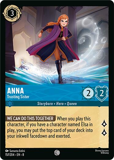 Anna - Trusting Sister [8 - 157/204] - Cartes Sportives Rive Sud