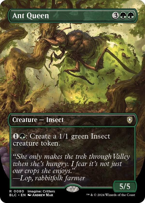 Ant Queen (Borderless) [BLC - 80] - Cartes Sportives Rive Sud