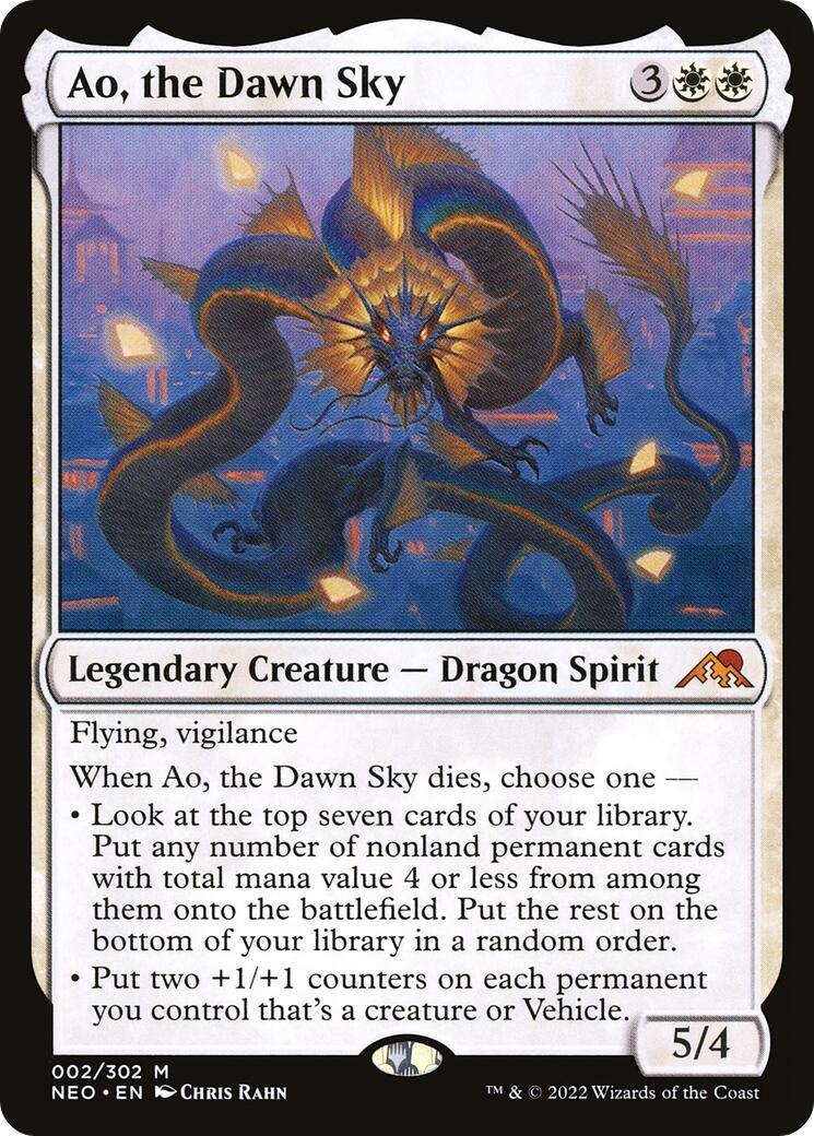 Ao, the Dawn Sky [NEO - 2] - Cartes Sportives Rive Sud
