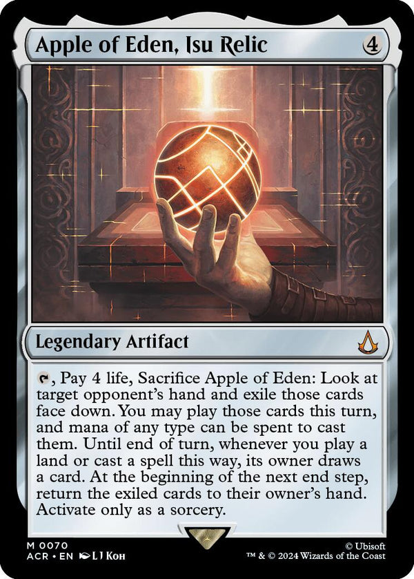 Apple of Eden, Isu Relic [ACR - 70] - Cartes Sportives Rive Sud