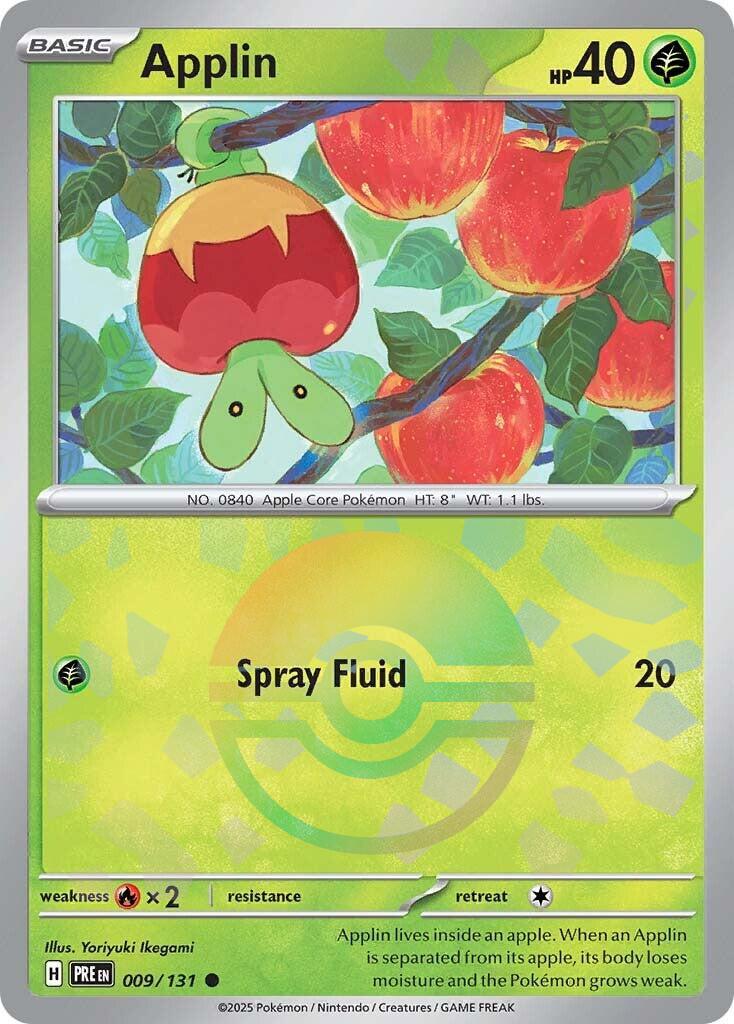 Applin (Poke Ball Pattern) [PRE - 009/131] - Cartes Sportives Rive Sud