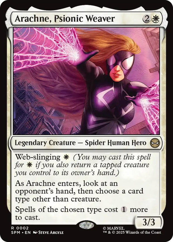 Arachne, Psionic Weaver [SPM - 2] - Cartes Sportives Rive Sud