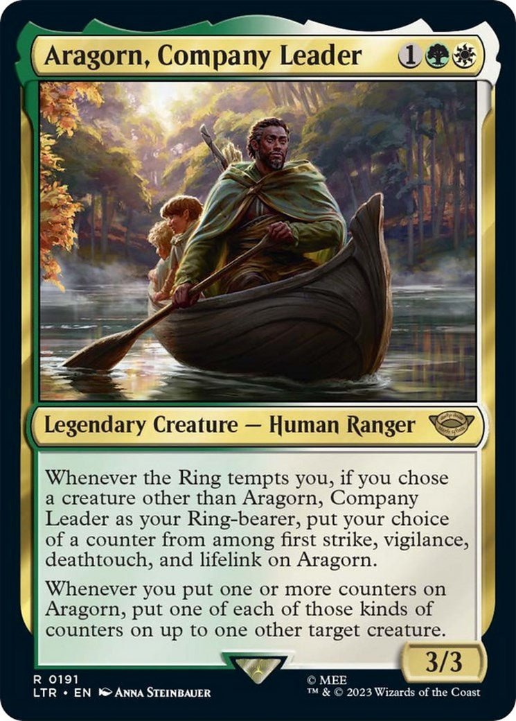Aragorn, Company Leader [LTR - 191] - Cartes Sportives Rive Sud