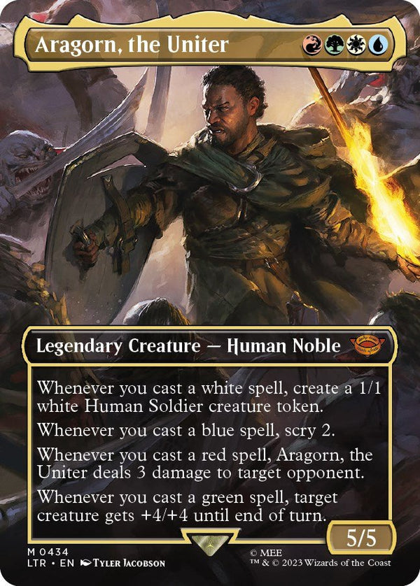 Aragorn, the Uniter (Borderless) [LTR - 434] - Cartes Sportives Rive Sud